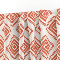 Aztec - Red, H White
