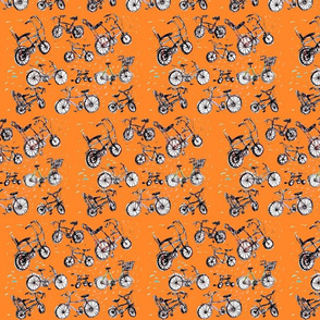 Bikes on Orange