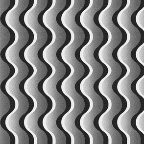 art deco waves in BW 50