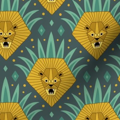 Art Deco Lion Roar (medium)