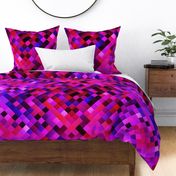 Purple Red Lilac Bright Squares