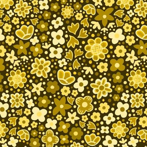Floral Whimsy Yellow