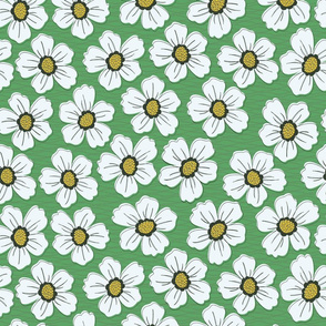 retro blossom green