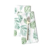 Watercolor Palm Leaves