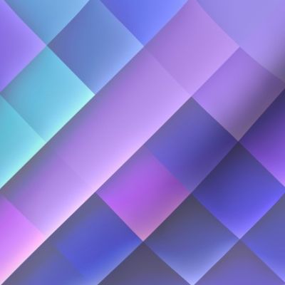 Indigo Violet Bright Squares Pattern