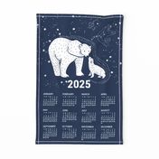 2024 Calendar, Sunday / Polar Bear Kiss