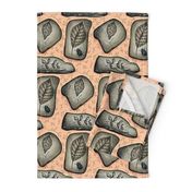 Making a Good Impression / Fossil-n-Linen grey  / rocks 