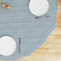 moroccan bohemian sketch shapes linen texture teal blue and light blue