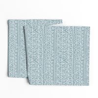 moroccan bohemian sketch shapes linen texture teal blue and light blue