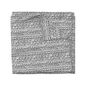  moroccan bohemian sketch shapes linen texture black and white