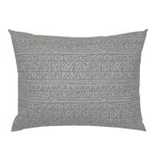moroccan bohemian sketch shapes linen texture light gray dark gray
