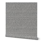 moroccan bohemian sketch shapes linen texture light gray dark gray