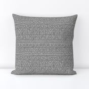 moroccan bohemian sketch shapes linen texture light gray dark gray