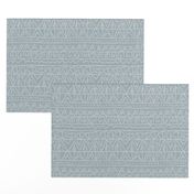 moroccan bohemian sketch shapes linen texture teal blue gray