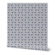 (micro scale) police car fabric - light grey