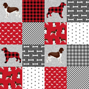 english springer spaniel pet quilt a cheater quilt collection