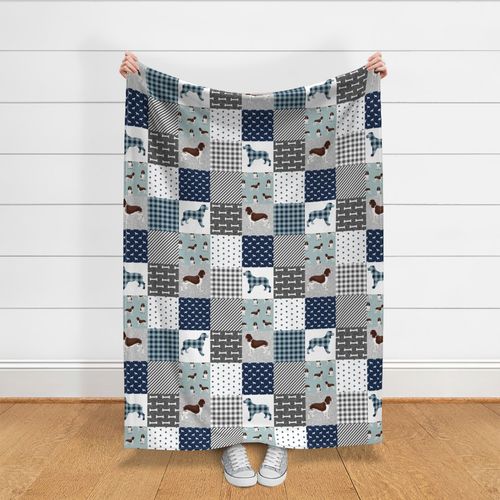 english springer spaniel pet quilt b cheater quilt collection