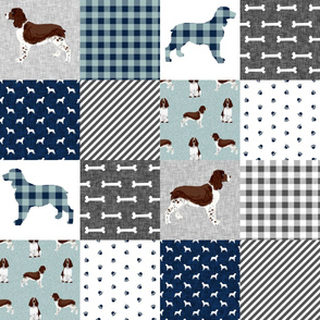 english springer spaniel pet quilt b cheater quilt collection
