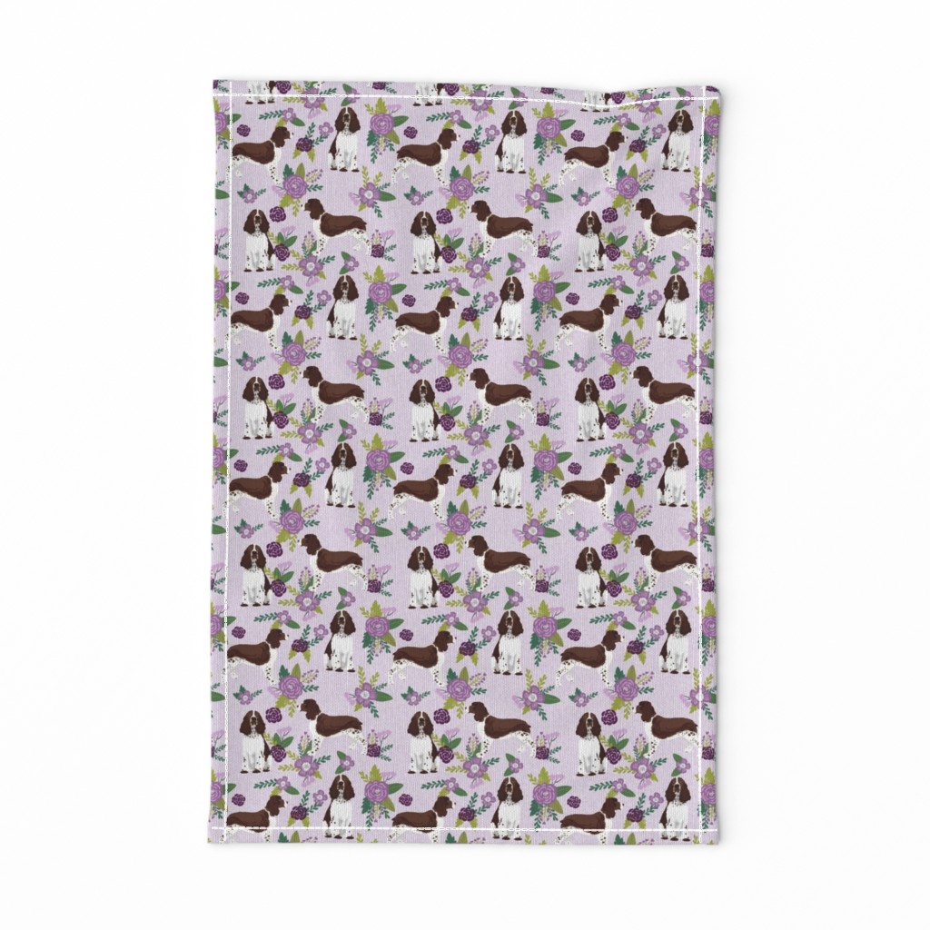 english springer spaniel pet quilt c collection coordinate floral