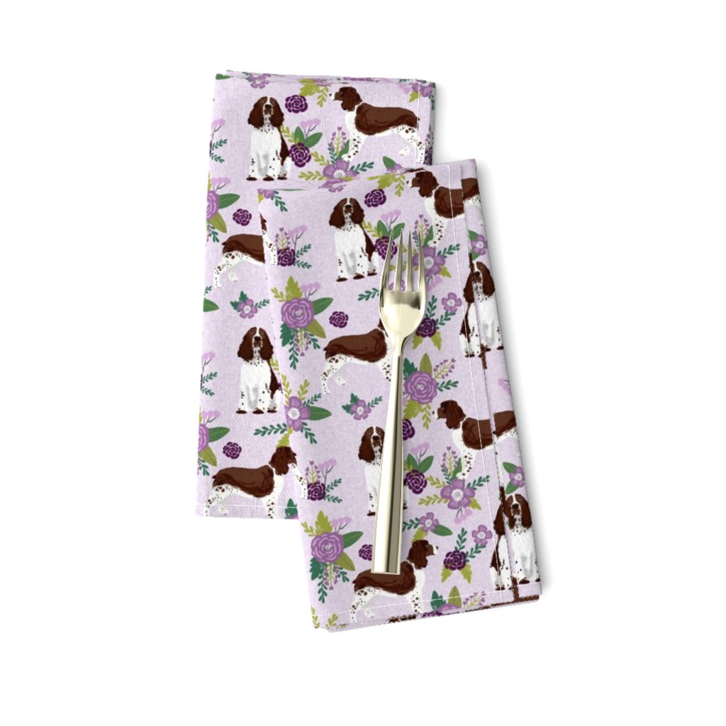 english springer spaniel pet quilt c collection coordinate floral