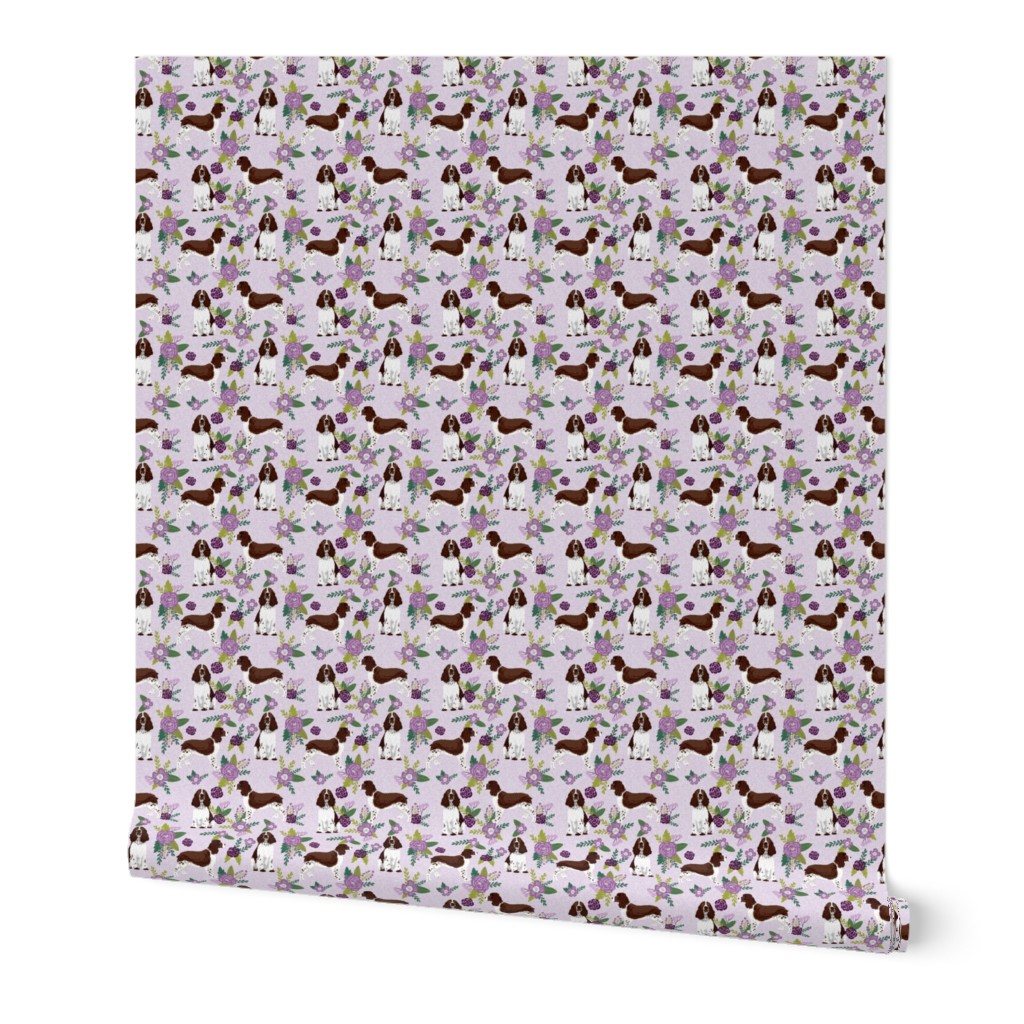 english springer spaniel pet quilt c collection coordinate floral