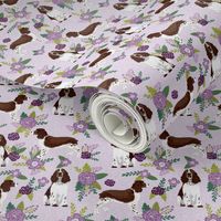 english springer spaniel pet quilt c collection coordinate floral