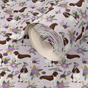 english springer spaniel pet quilt c collection coordinate floral