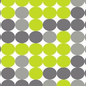 Dot Dot in Greys and Greens