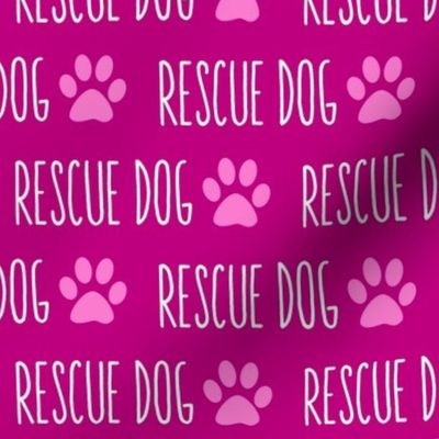 Rescue Dog Pink Big