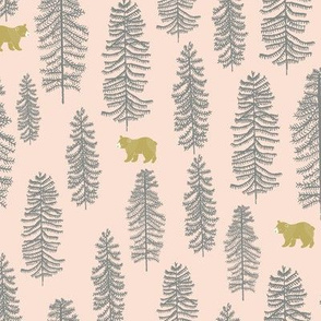 little bear forest pink