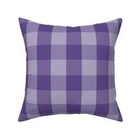 Large Purple Check: Violet Purple Check Deep