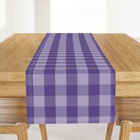 Large Purple Check: Violet Purple Check Deep