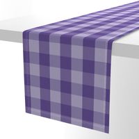 Large Purple Check: Violet Purple Check Deep