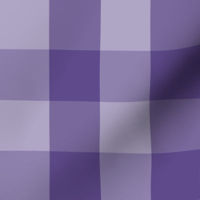 Large Purple Check: Violet Purple Check Deep