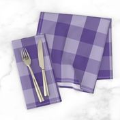 Large Purple Check: Violet Purple Check Deep