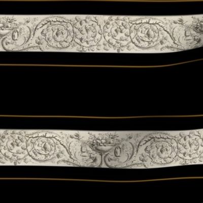 Acanthus Scrolls Stripe