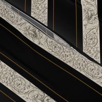 Acanthus Scrolls Stripe