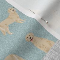 golden retriever pet quilt b cheater wholecloth dog breed fabric