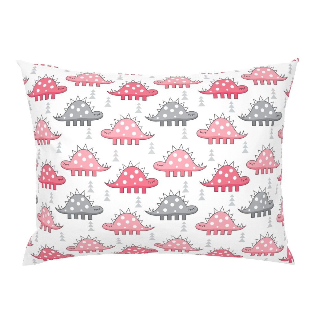 pink stegosaurus dinos