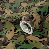 Hidden Bigfoot Camouflage - Cryptid Camo, Medium   