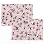 70s Flowers - Pink - Mini Daisy Coordinate-02
