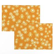 70s Flowers - Orange - Mini Daisy Coordinate-02