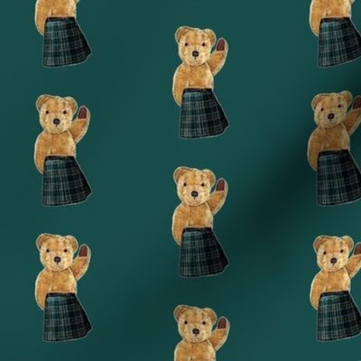 Teddy Bear wearing a kilt