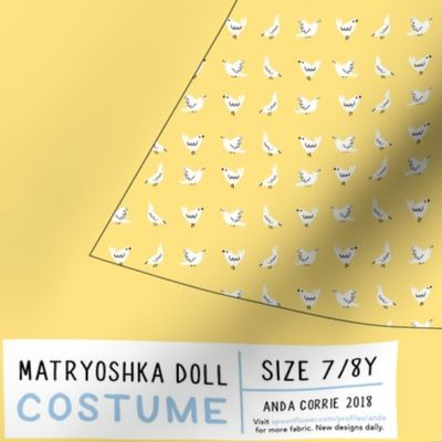 Matryoshka Doll Halloween Costume 7-8y