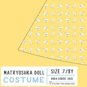 Matryoshka Doll Halloween Costume 7-8y