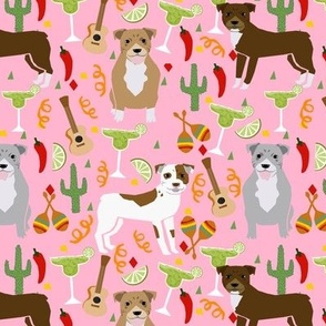 pitbull fiesta dog breed margaritas mexican fabric