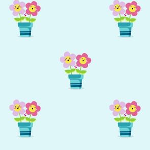 Kawaii Spring lovers pattern