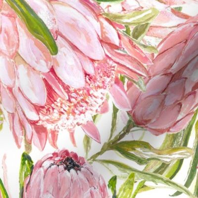 Painted Proteas - Large