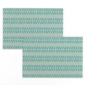 Mudcloth 3 - Silver Falls & Teal