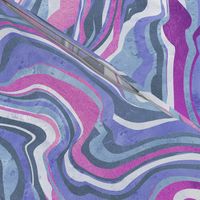 Rainbow gemstone slice // ultra violet 